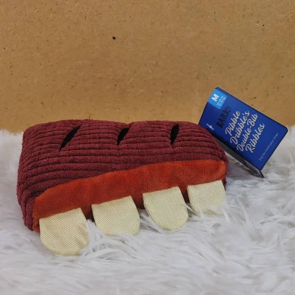 Bark Pibble Dribble’s Double-Bib Ribbles Size M 20 - 50 Lbs NWT